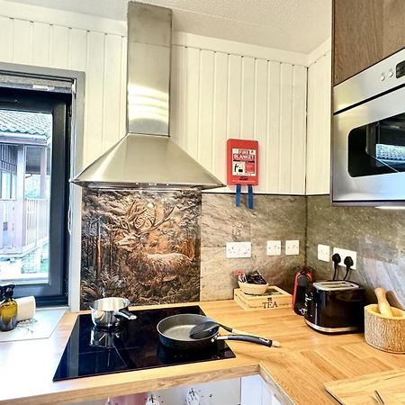 فيلا Wooden Cosy Retreat Hunters Quay دُنون المظهر الخارجي الصورة