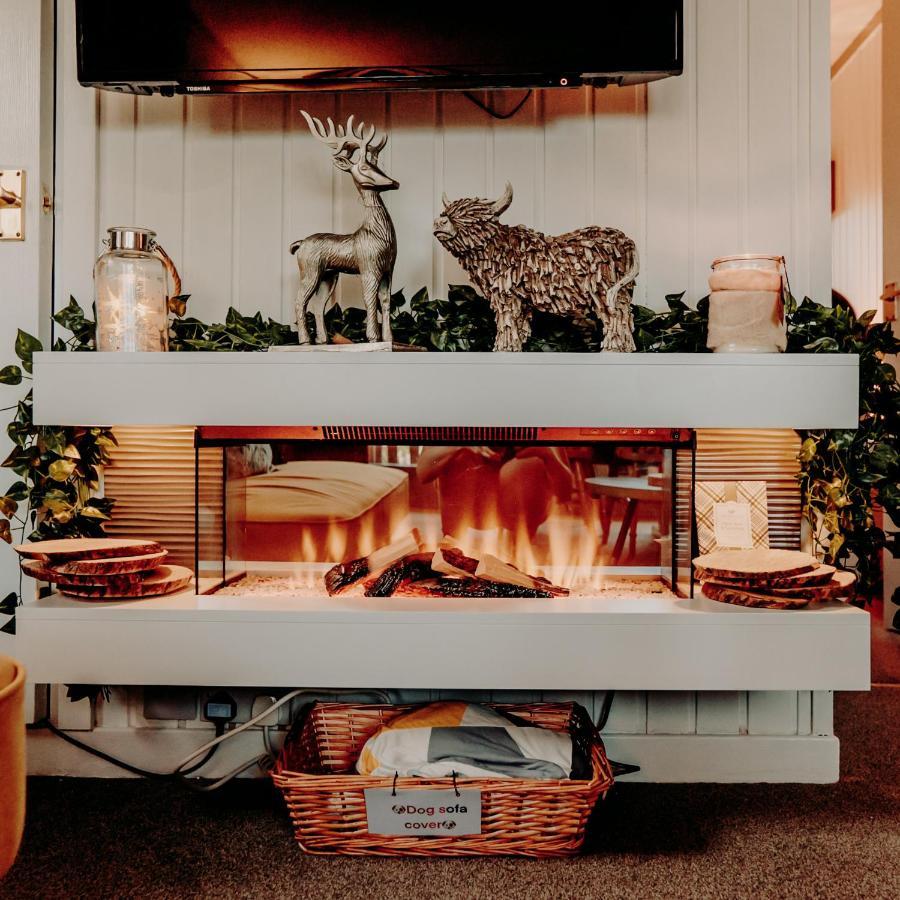 فيلا Wooden Cosy Retreat Hunters Quay دُنون المظهر الخارجي الصورة